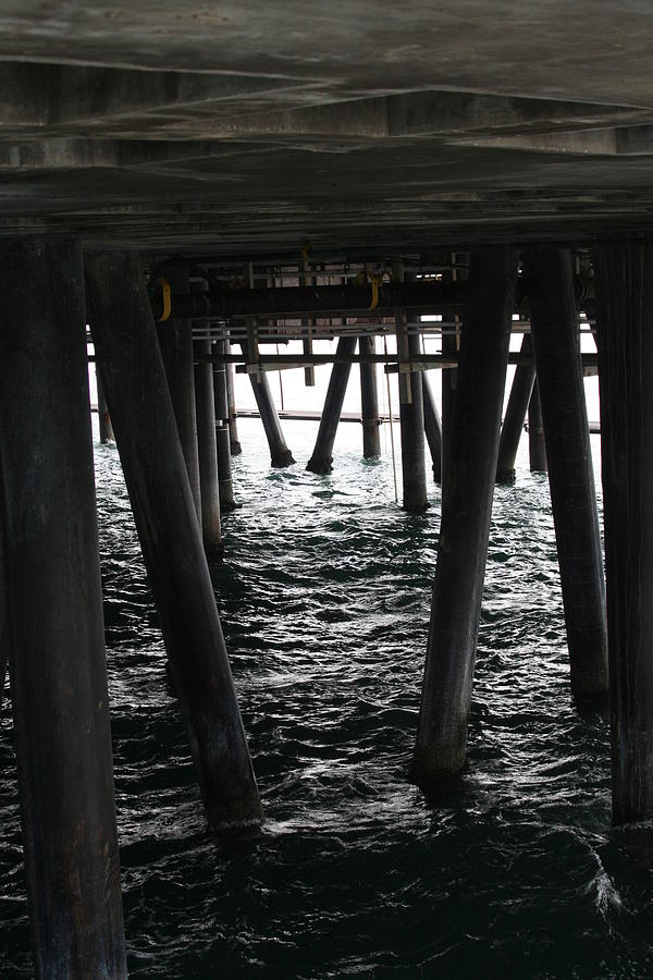 Under the Pier Photograph by David S Reynolds