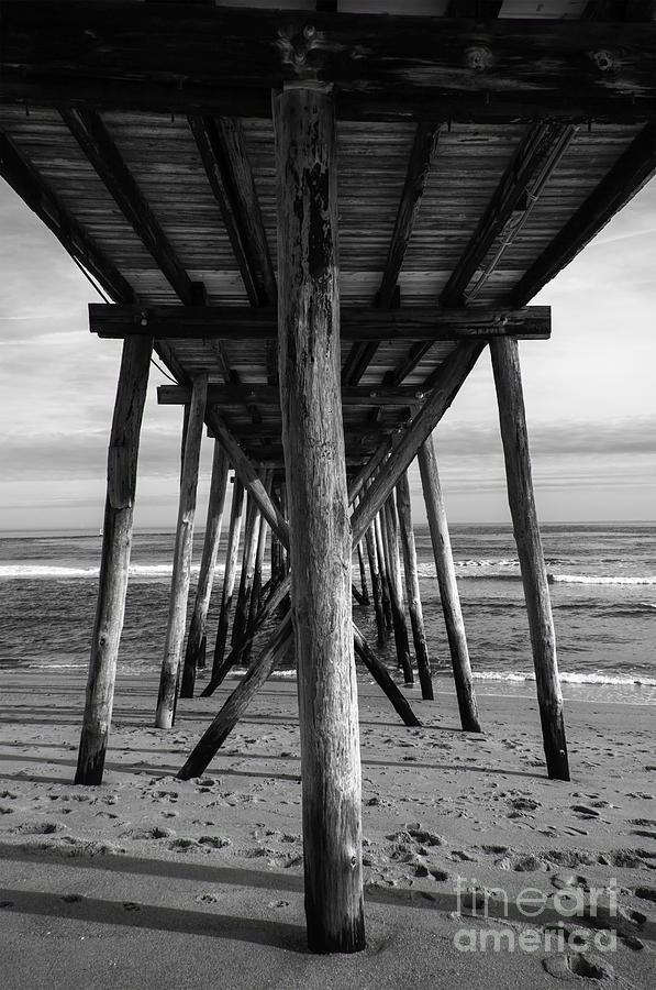 Under the Pier Photograph by Debra Fedchin