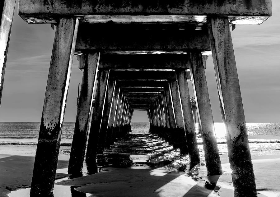 Under The Pier Photograph by Frank Bright