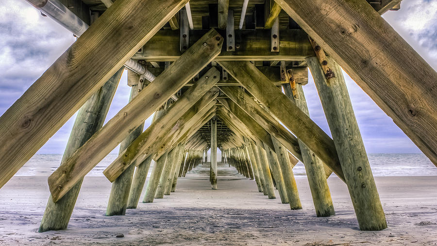 Under The Pier Photograph by Travelers Pics