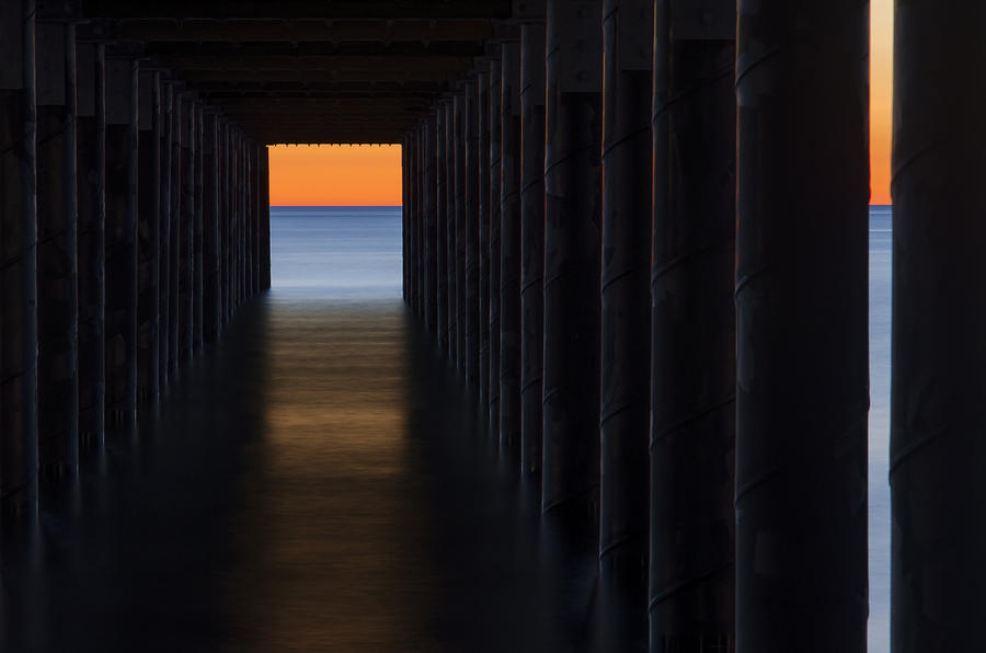 Under the Pier Photograph by Steve Myrick