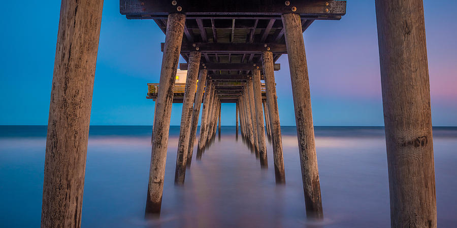 Under the Pier - Wide Version Photograph by Mark Rogers