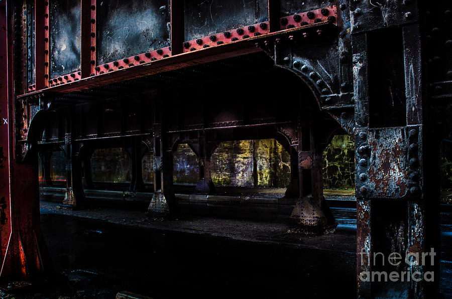 Under The Rails Photograph by Michael Arend