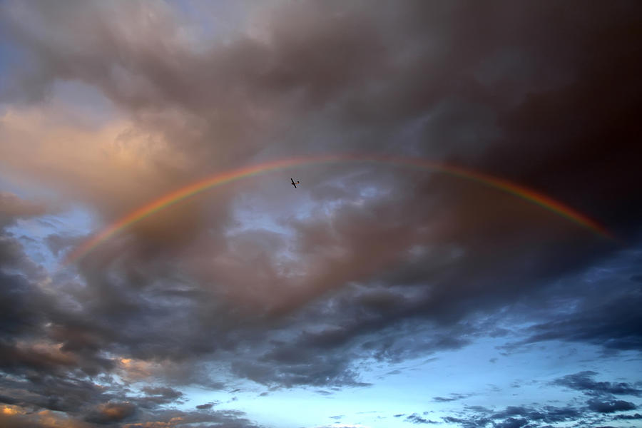 Under the rainbow Photograph by Steve Ball