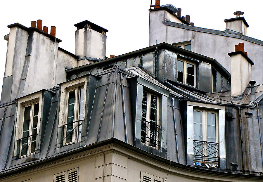 Under The Rooftops Of Paris Photograph by Ira Shander