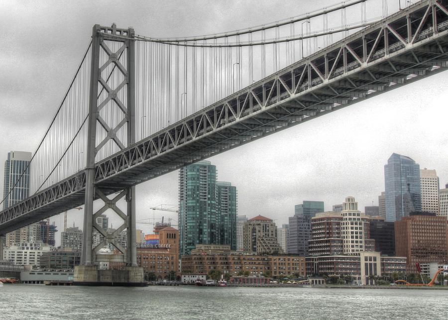 Under The San Francisco Bay Bridge Photograph By John King - Fine Art 