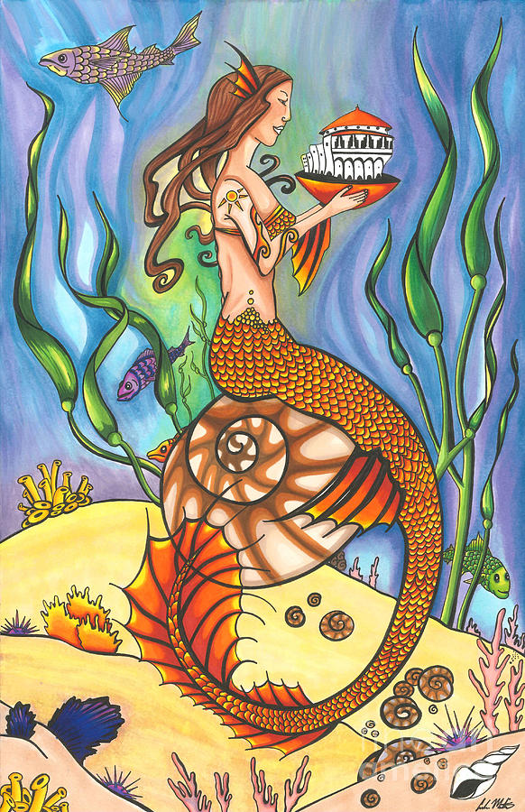 Carlos Martinez Painting - Under the Sea by Carlos Martinez