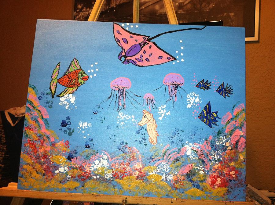 Under the Sea Painting by Sonia Sousa - Fine Art America