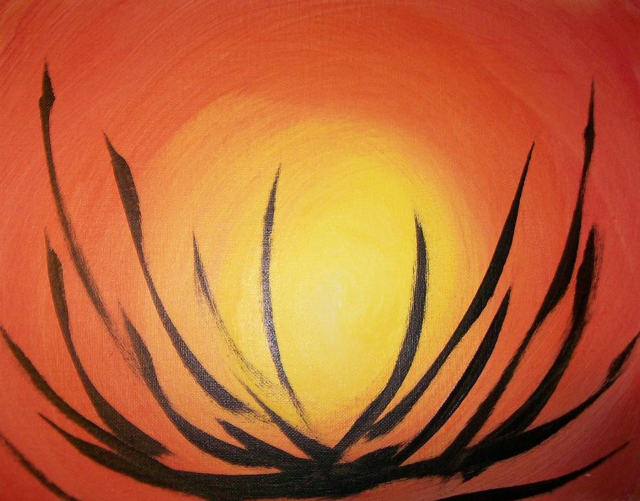 Flower Painting - Under the Sun by Kate McTavish