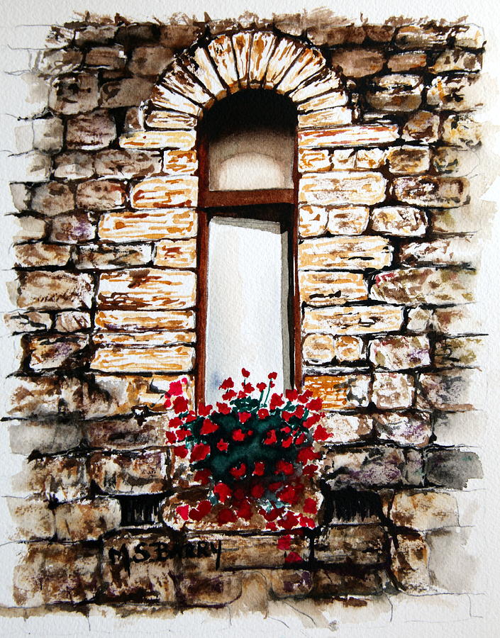 Under the Tuscan Sun Painting by Maria Barry