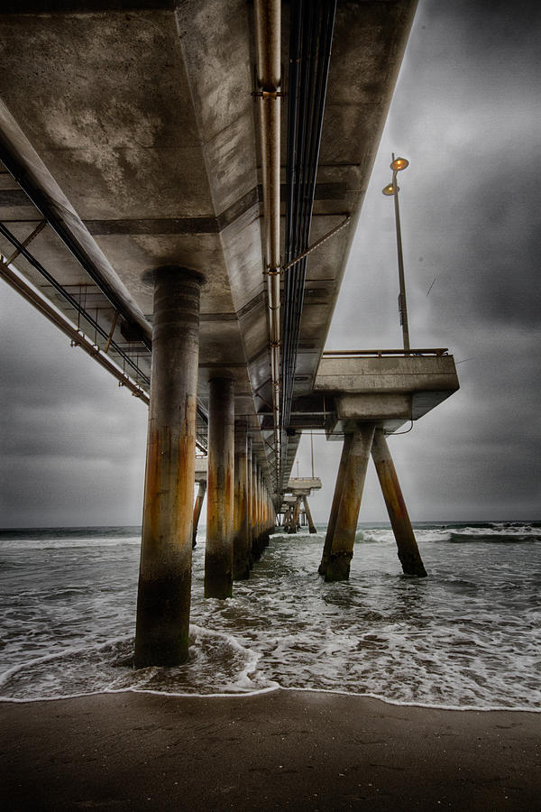 Under The Venice Beach Pier Photograph by Robert Woodward