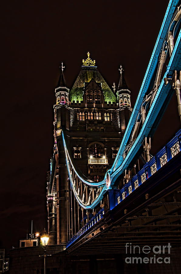 Under Tower Bridge Photograph by Steev Stamford