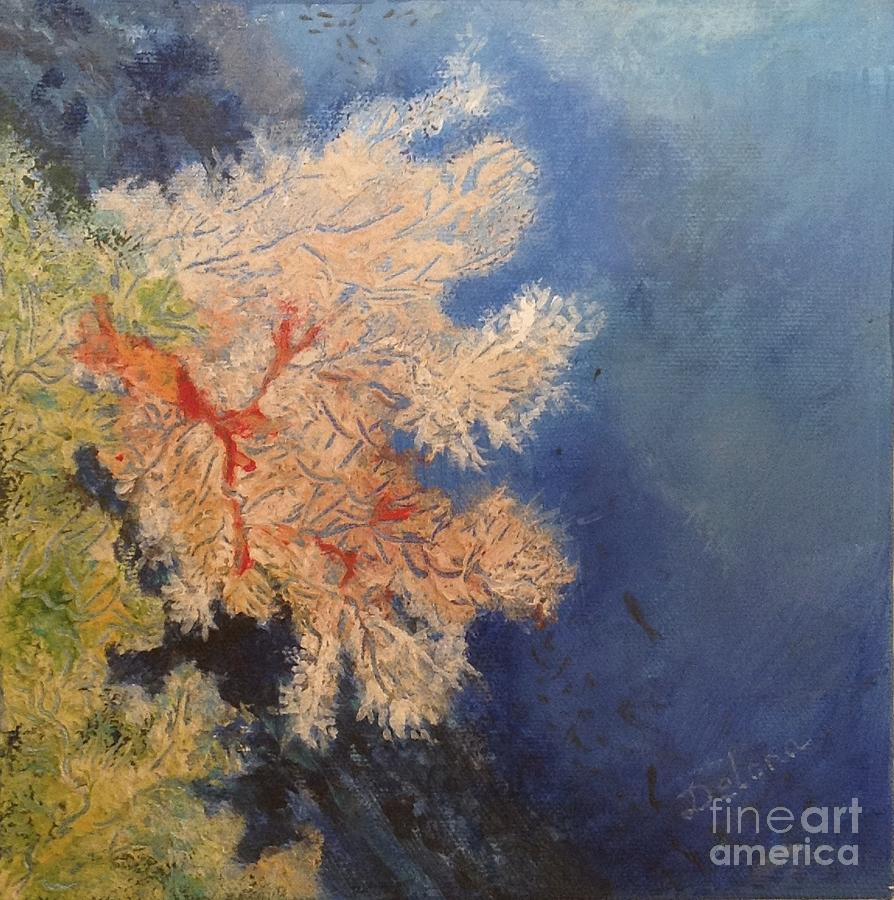 Under water happiness  Painting by Delona Seserman
