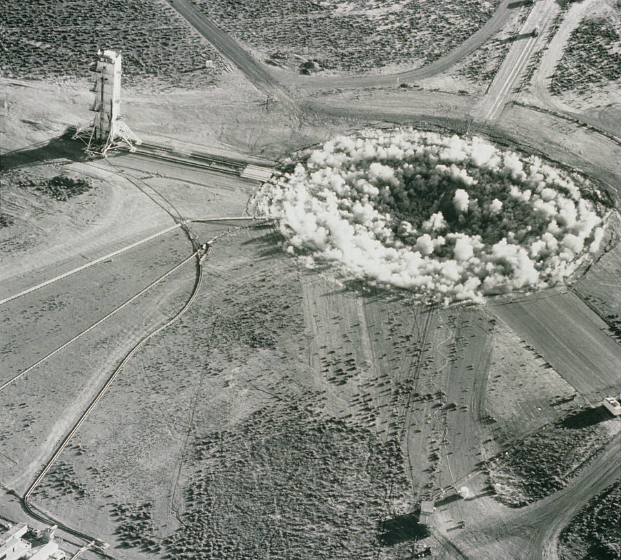 Underground Nuclear Test Photograph by Los Alamos National Laboratory/science Photo Library