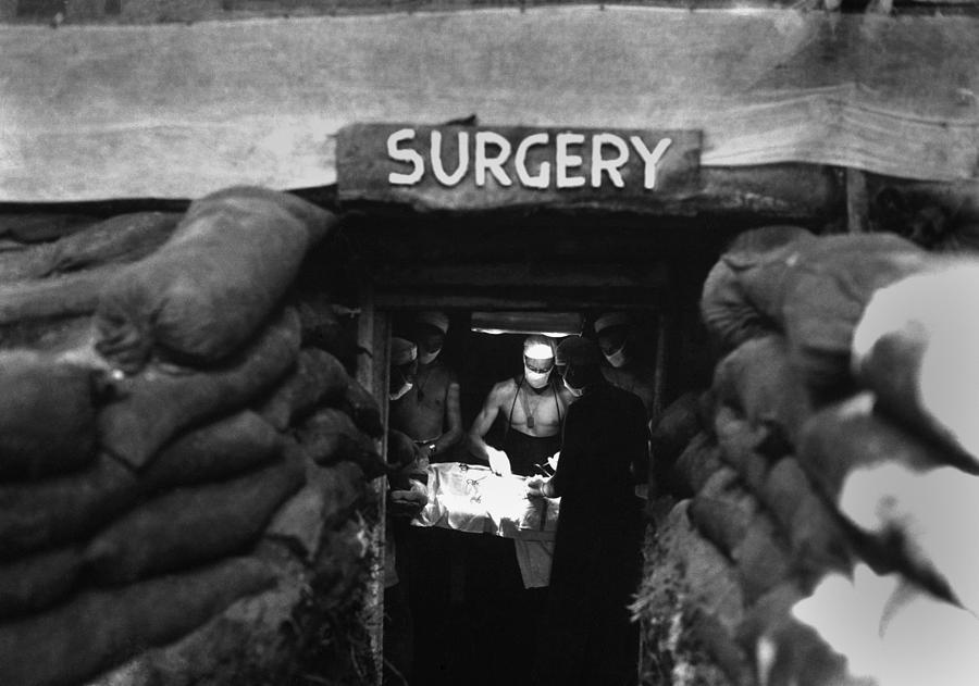 Sign Photograph - Underground Surgery Room by Everett