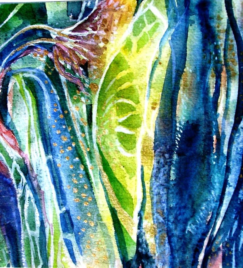 Undergrowth  Painting by Trudi Doyle