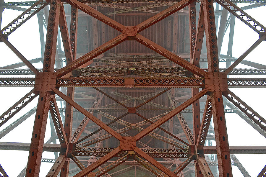 Underneath the Golden Gate Bridge Photograph by Bill Owen