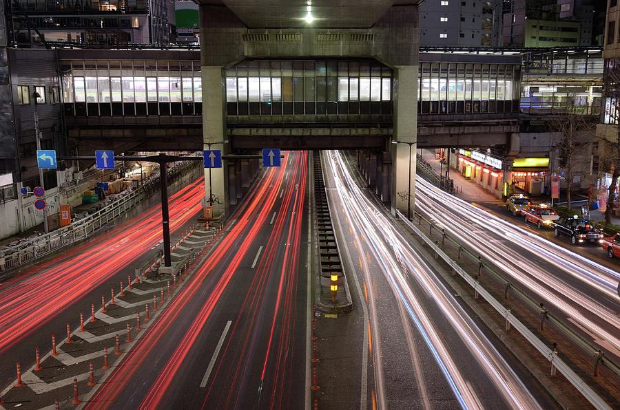 Underpass At Shibuya Photograph by Sugimoto Yasuaki