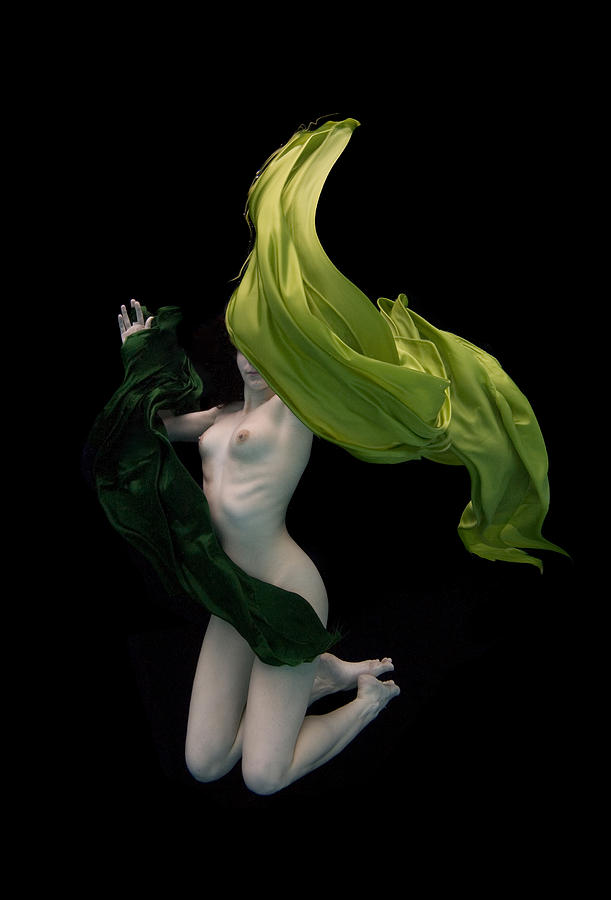 Nude Photograph - UNDERWATER -  Janus 1  by Peter Benke