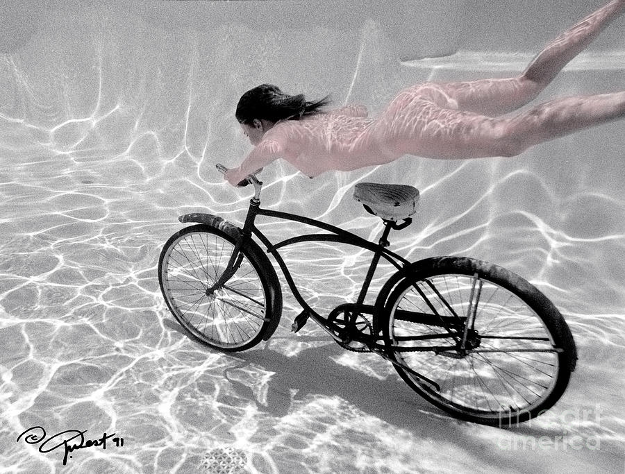 Underwater Bicycling Photograph by Joanne West