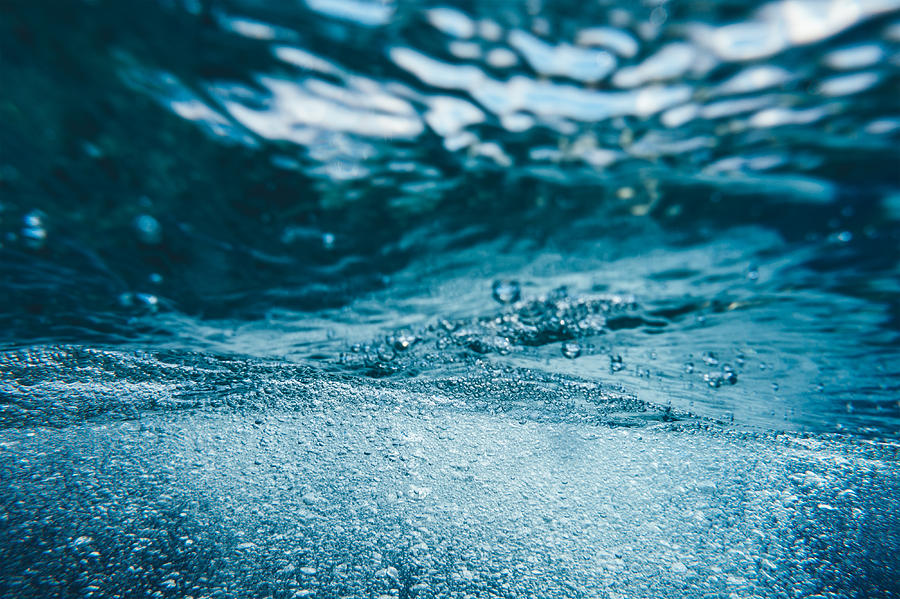 Underwater Bubbles Photograph by Borchee