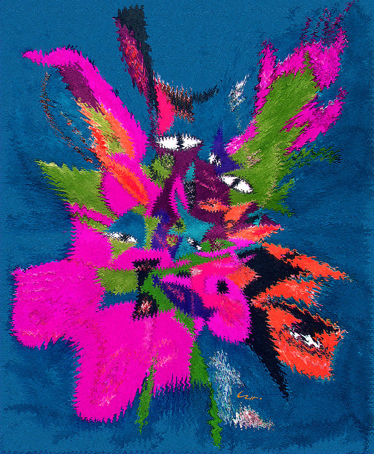 Underwater Feline Mixed Media by Carl Hunter Underwater Feline Mixed Media by Carl Hunter