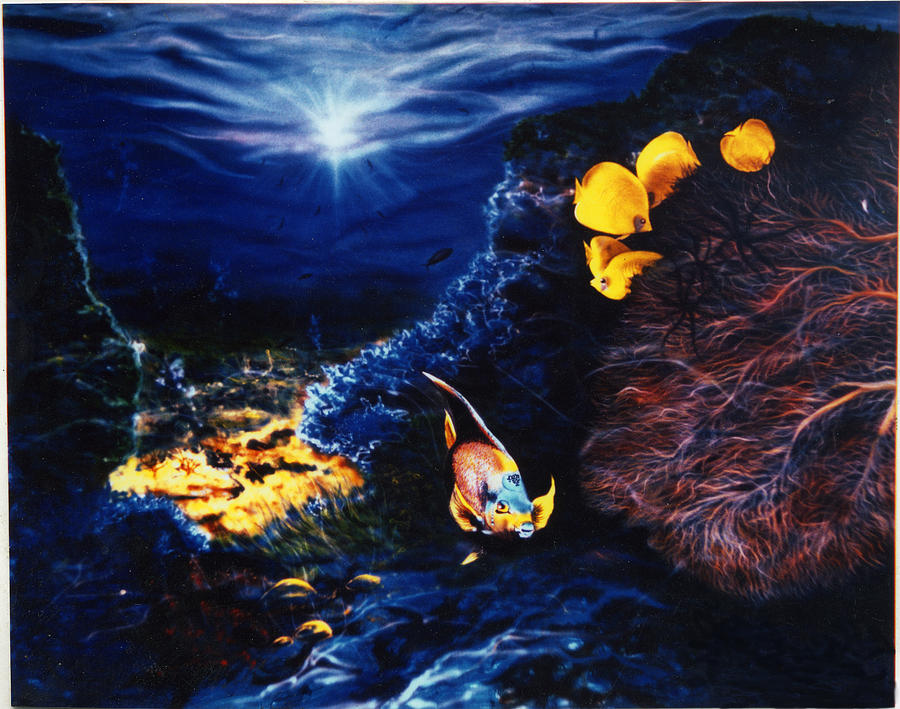 Fish Painting - Underwater Paradise by Dan Townsend