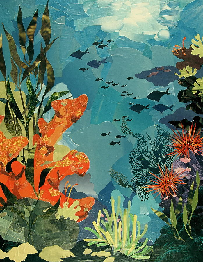 Underwater Mixed Media by Robin Birrell