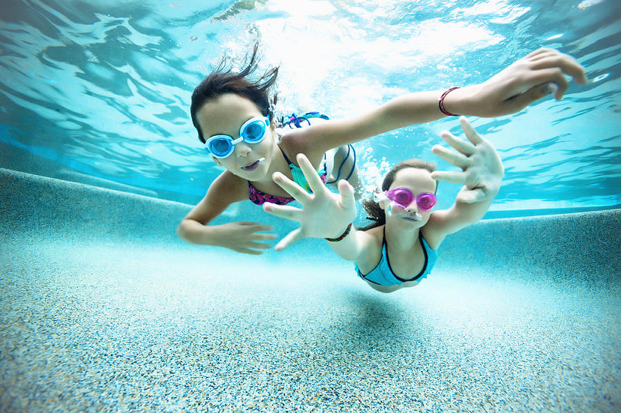 Underwater swimming perspective Photograph by Dougberry