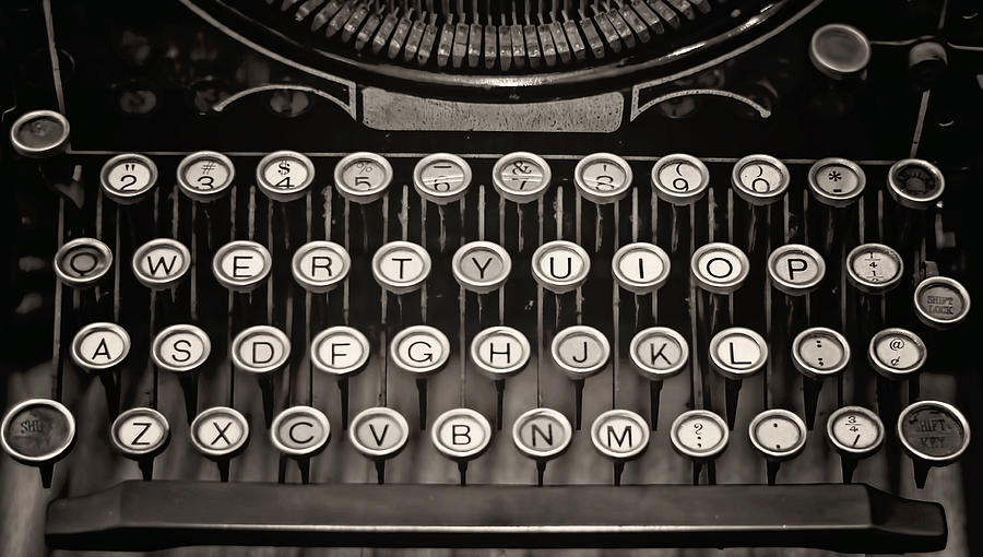Underwood Typewriter Photograph by Heather Applegate