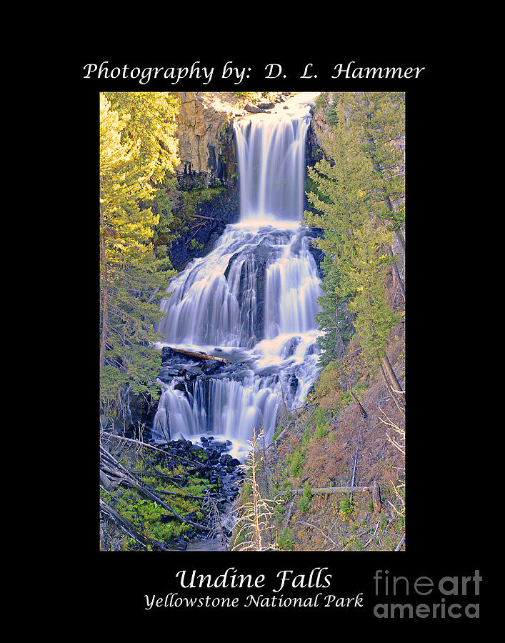 Undine Falls Photograph by Dennis Hammer
