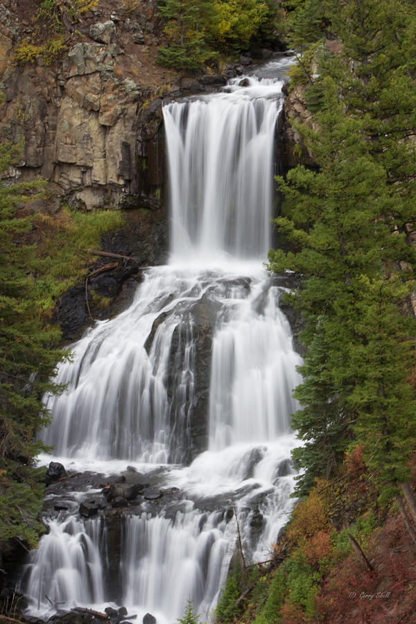 Undine Falls Photograph by Gerry Sibell