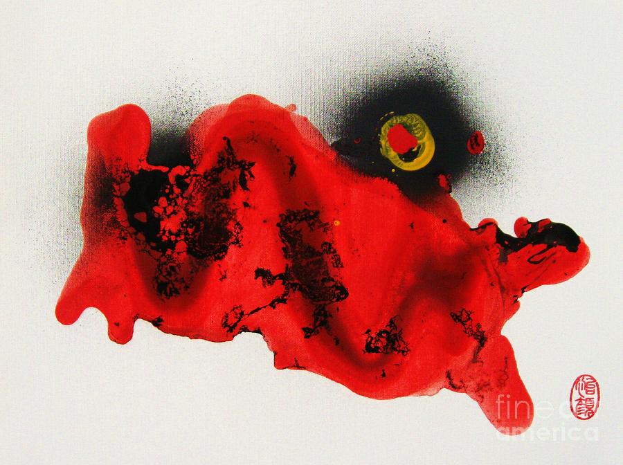 Abstract Painting - Undo to Seishin by Thea Recuerdo