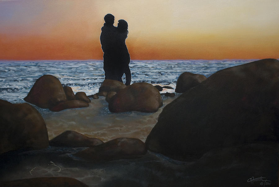 Sunset Painting - Unforgettable by C Michael French