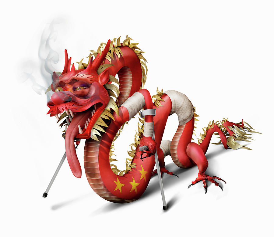 Unhealthy Chinese Dragon Photograph by Ikon Ikon Images