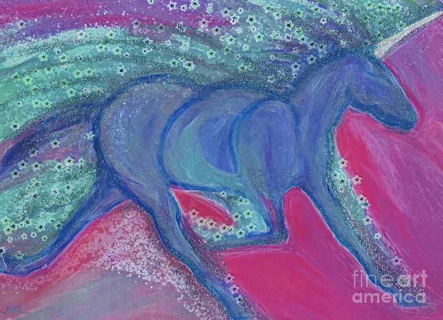 Unicorn Painting - Unicorn Power by jrr by First Star Art