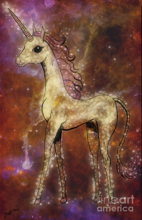 Unicorn Twilight Digital Art