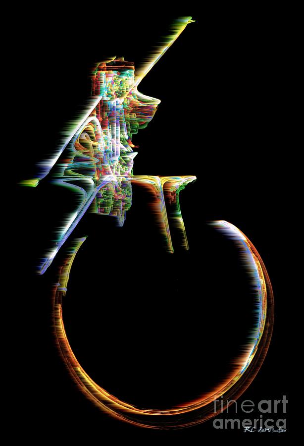 Unicyclone Digital Art by RC DeWinter