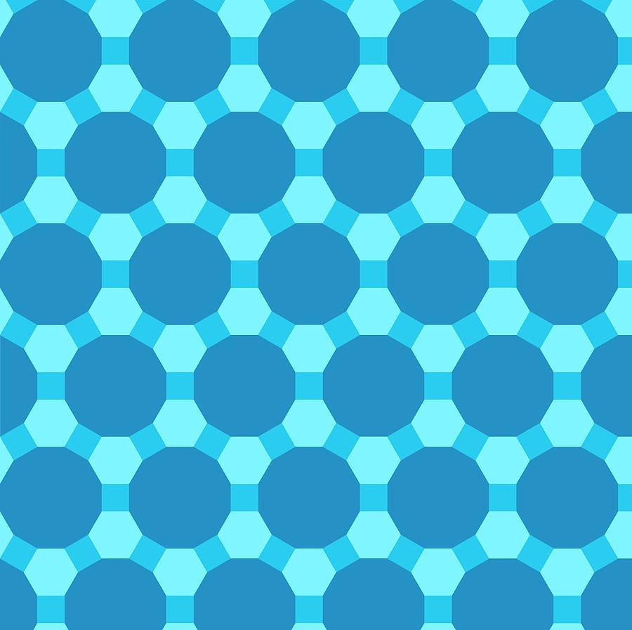 Uniform Tiling Pattern Photograph by Science Photo Library