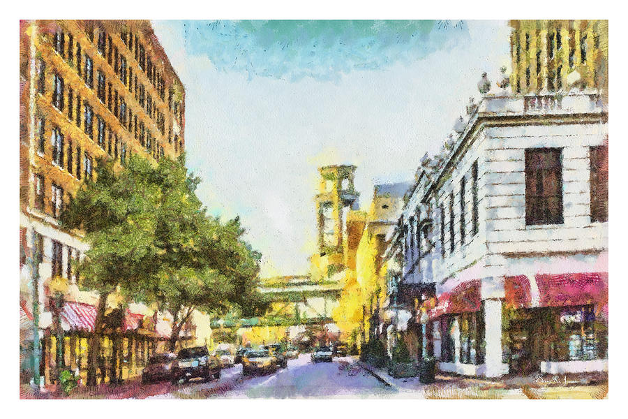 Elvis Presley Painting - Union and 3rd by Barry Jones