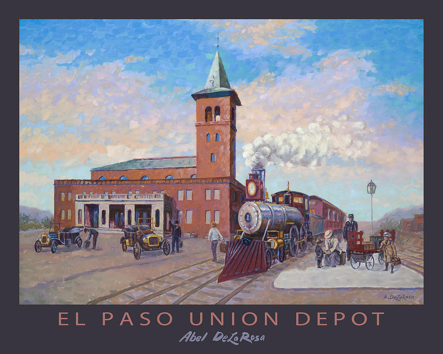 Union Depot Poster Painting by Abel DeLaRosa