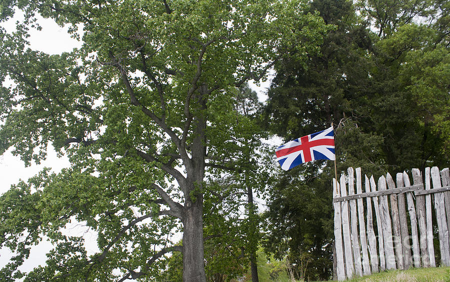 Union Jack Flag in Jamestown Photograph by Teresa Mucha - Pixels