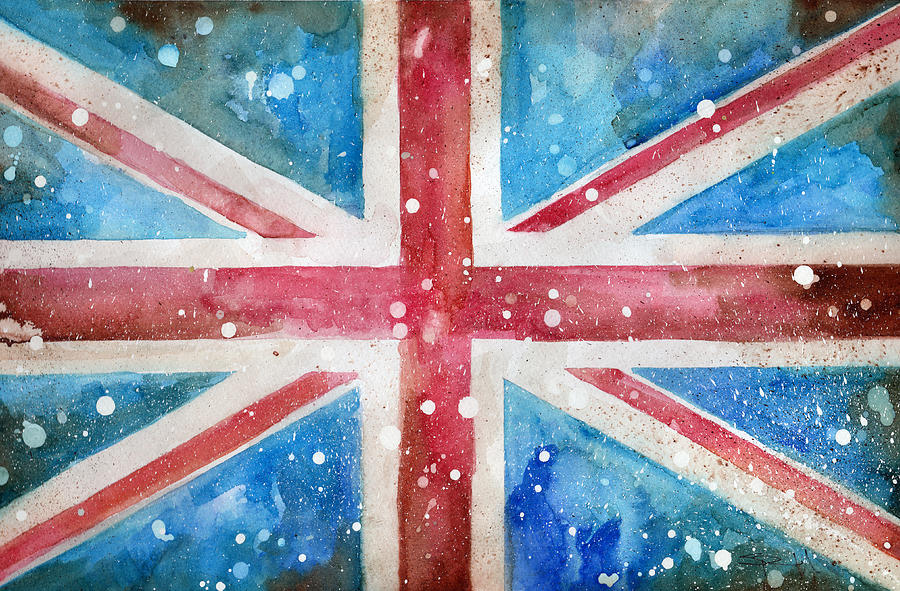 Union Jack Painting by Sean Parnell