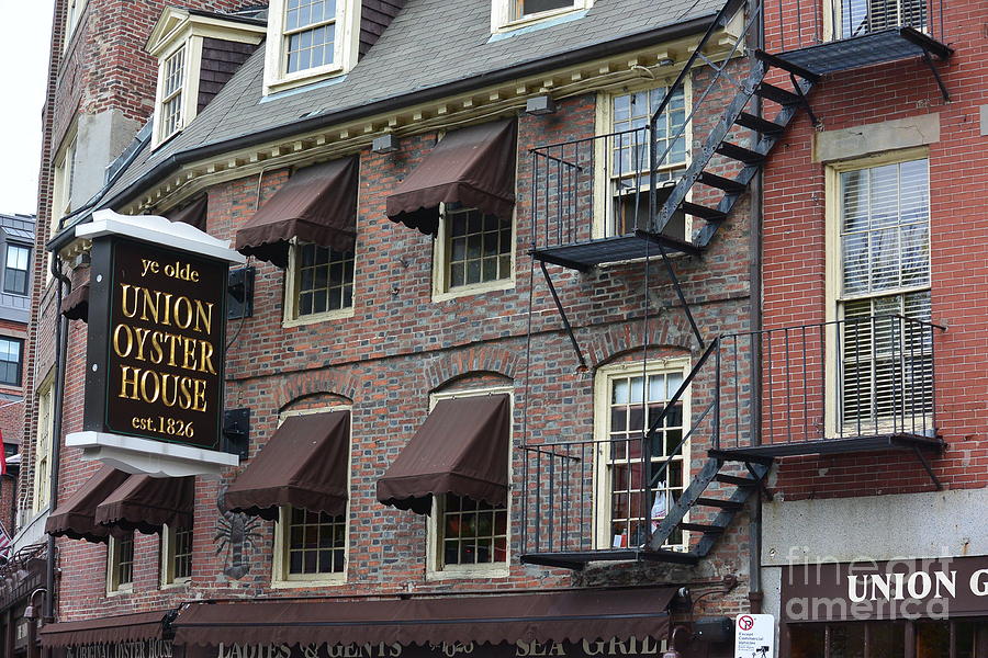 Boston Photograph - Union Oyster House by Lisa Kilby