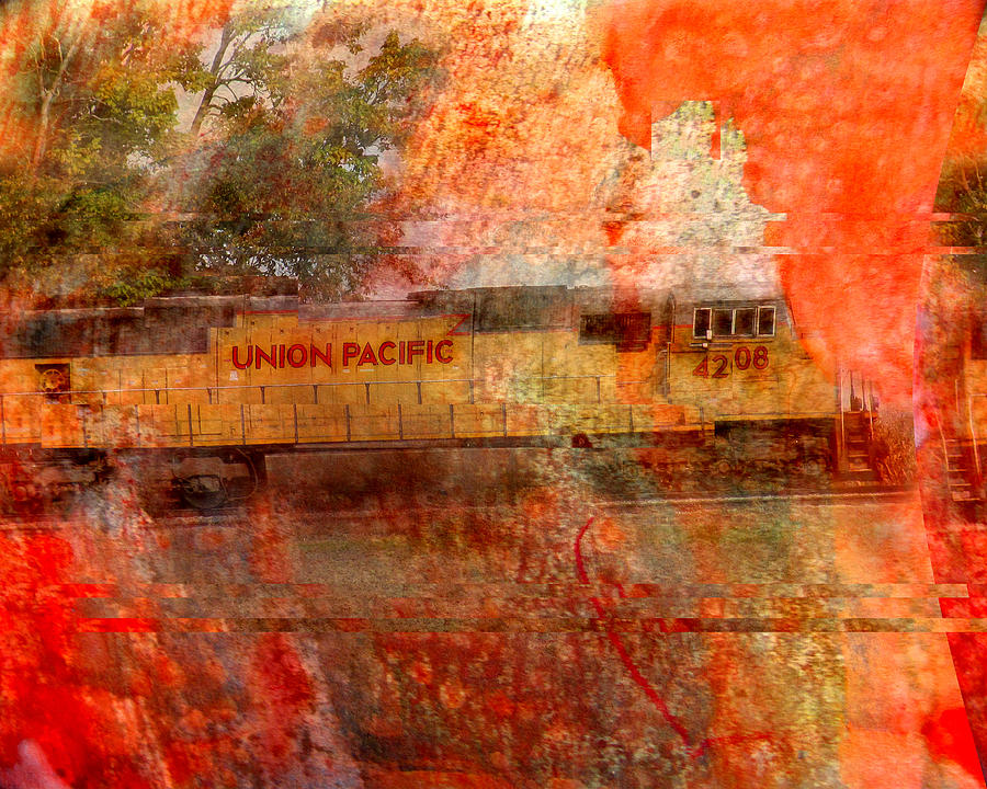 Union Pacific Digital Art by James Huntley
