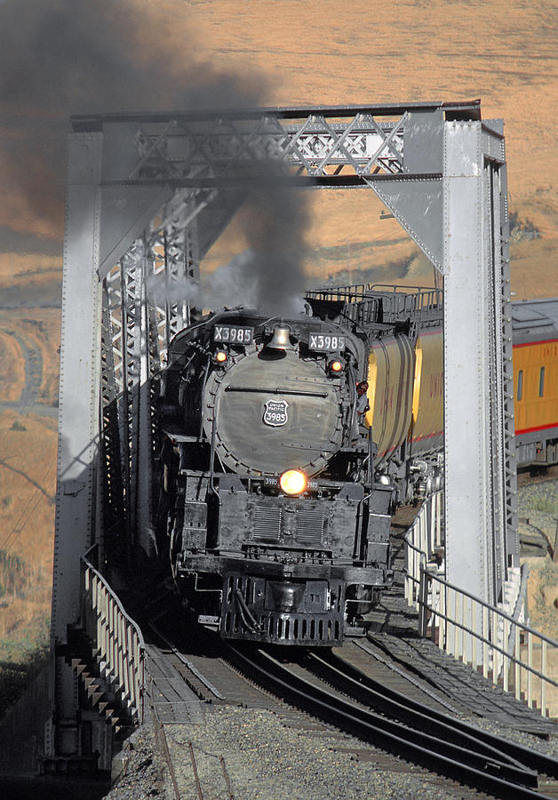 Union Pacific Railroad Steam Locomotive Photograph by Richard Hansen
