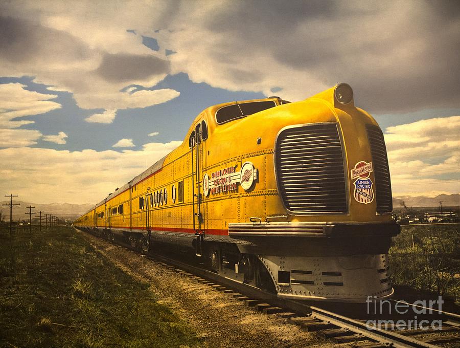 Union Pacific Train Photograph by Steven Parker