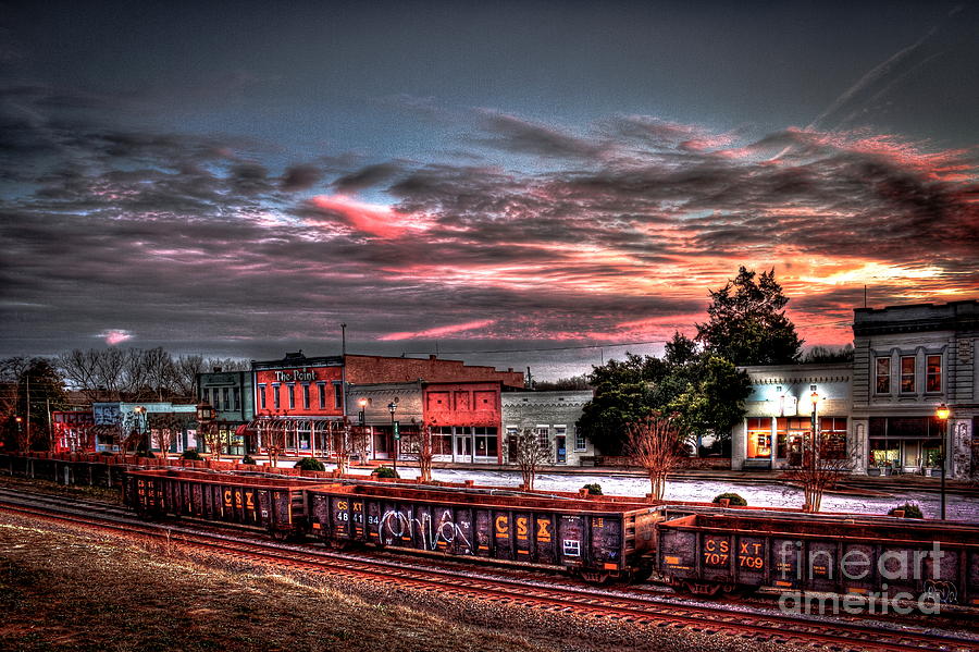 Union Point GA Sunset Photograph by Reid Callaway