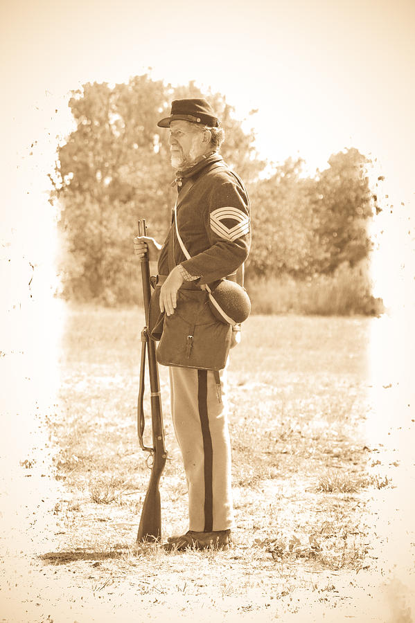 Union Soldier Photograph by Steve McKinzie