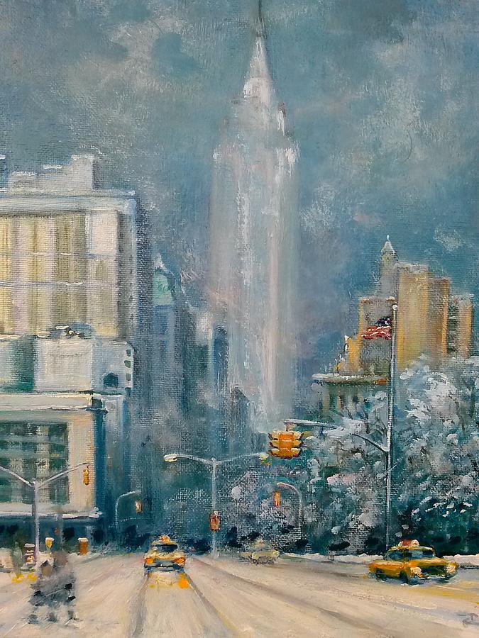 Union Sq  Nyc Painting by Philip Corley
